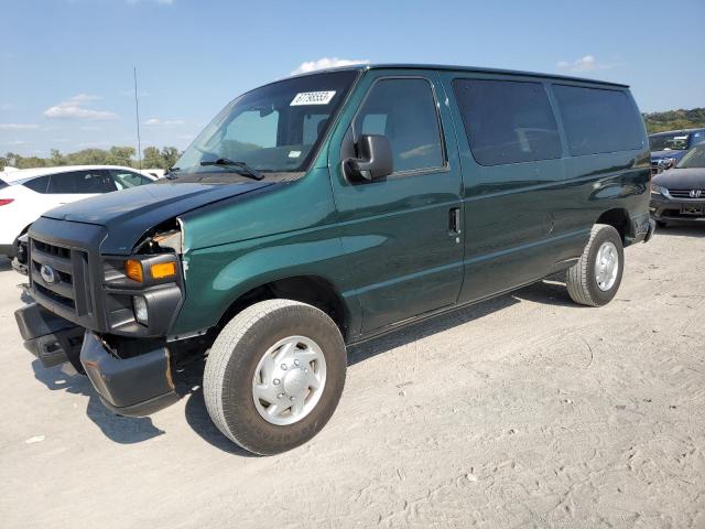 1FMNE11W79DA72217 - 2009 FORD ECONOLINE E150 WAGON GREEN photo 1