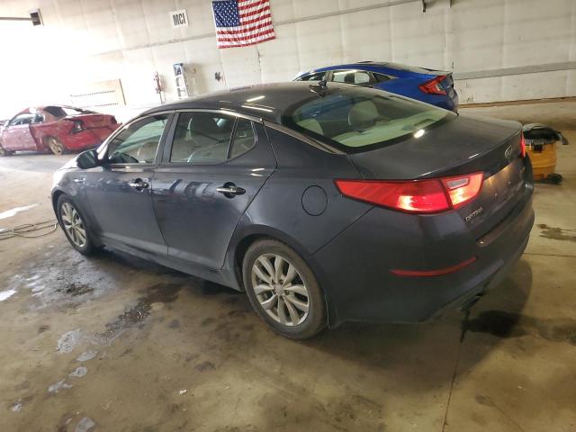 5XXGN4A77FG401037 - 2015 KIA OPTIMA EX BLUE photo 2