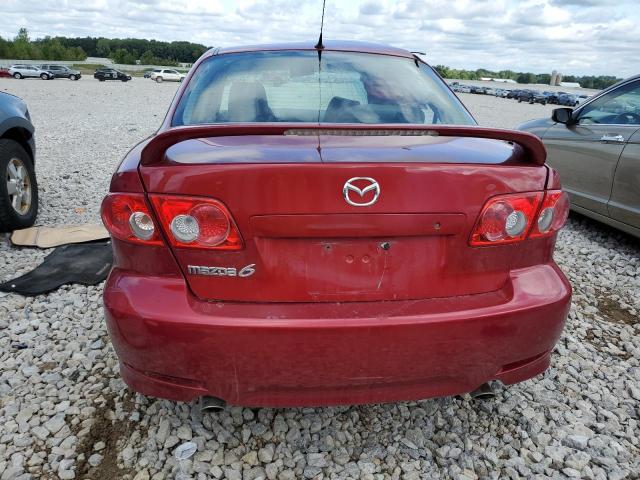 1YVHP80DX55M12267 - 2005 MAZDA 6 S BURGUNDY photo 6