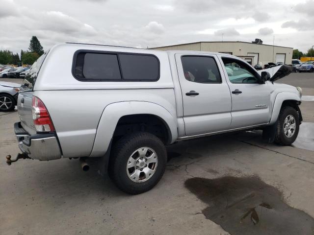 3TMLU4EN7CM101907 - 2012 TOYOTA TACOMA DOUBLE CAB ვერცხლისფერი ფოტო 3
