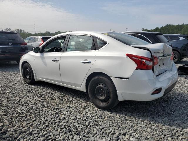 3N1AB7AP7KY456799 - 2019 NISSAN SENTRA S WHITE photo 2