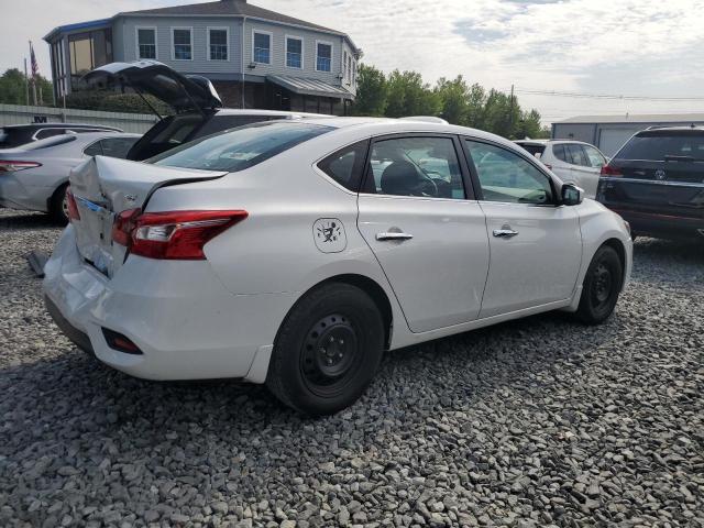 3N1AB7AP7KY456799 - 2019 NISSAN SENTRA S WHITE photo 3