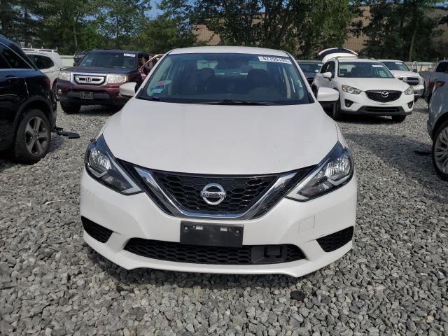 3N1AB7AP7KY456799 - 2019 NISSAN SENTRA S WHITE photo 5