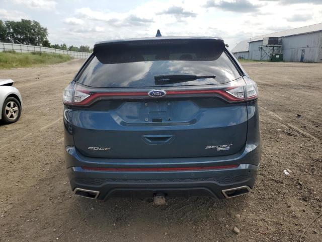 2FMPK4AP1GBB66639 - 2016 FORD EDGE SPORT BLUE photo 6