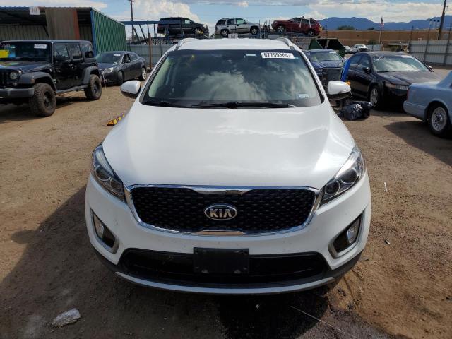 5XYPH4A55HG231877 - 2017 KIA SORENTO EX WHITE photo 5