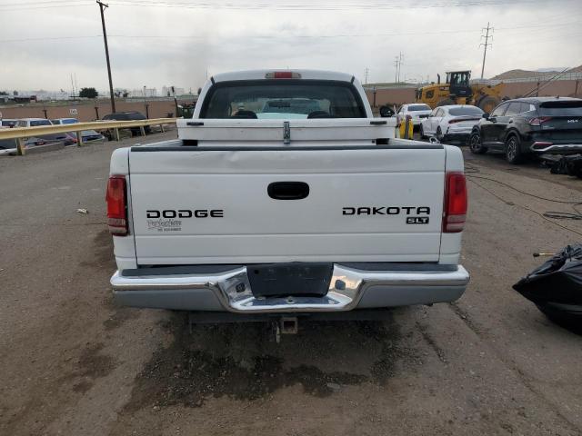 1D7HL48N44S616351 - 2004 DODGE DAKOTA QUAD SLT WHITE photo 6