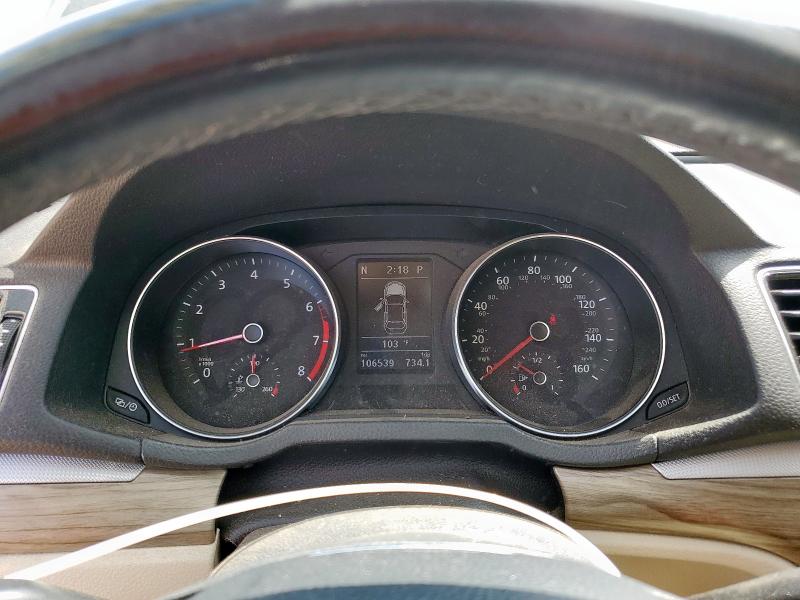 1VWBT7A36HC082924 - 2017 VOLKSWAGEN PASSAT SE BLACK photo 9