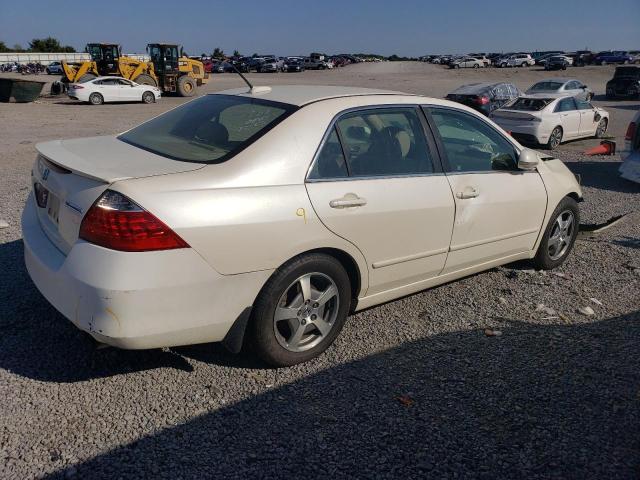 JHMCN36486C002983 - 2006 HONDA ACCORD HYBRID WHITE photo 3