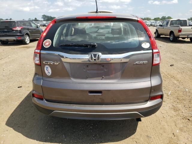 5J6RM4H31FL051722 - 2015 HONDA CR-V LX GRAY photo 6