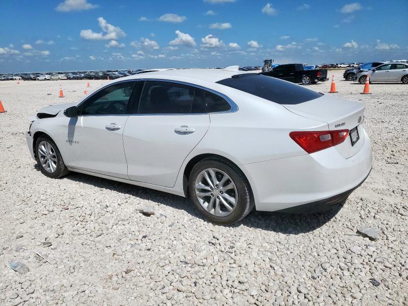 1G1ZE5STXGF175837 - 2016 CHEVROLET MALIBU LT WHITE photo 2