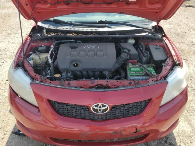 1NXBU4EE3AZ358451 - 2010 TOYOTA COROLLA BASE MAROON photo 11