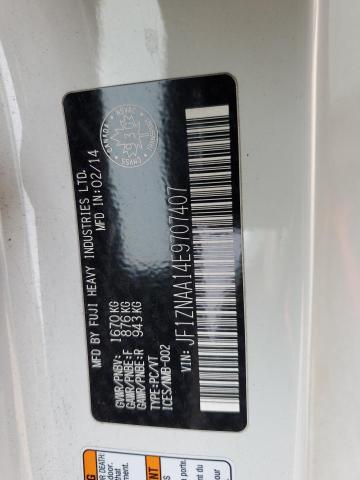 JF1ZNAA14E9707407 - 2014 TOYOTA SCION FR-S 白色 照片 12