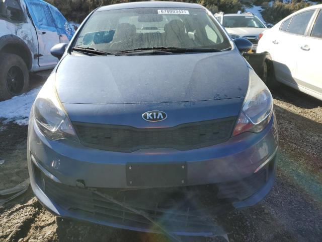 KNADM4A34G6601115 - 2016 KIA RIO LX BLUE photo 5