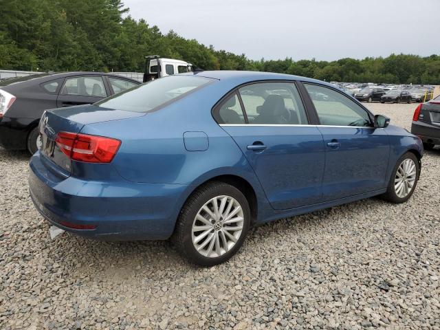 3VWD17AJ2FM232536 - 2015 VOLKSWAGEN JETTA SE BLUE photo 3