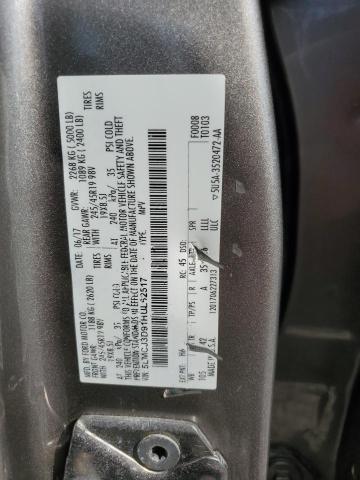 5LMCJ3D91HUL62517 - 2017 LINCOLN MKC RESERVE Gri fotoğraf 12