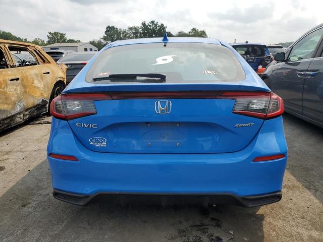 19XFL2H86PE019418 - 2023 HONDA CIVIC SPORT BLUE photo 6