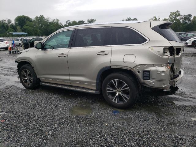 5TDKKRFH3GS142600 - 2016 TOYOTA HIGHLANDER XLE TAN photo 2