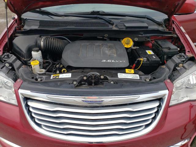 2C4RC1CG9GR101194 - 2016 CHRYSLER TOWN & COU TOURING L RED photo 12