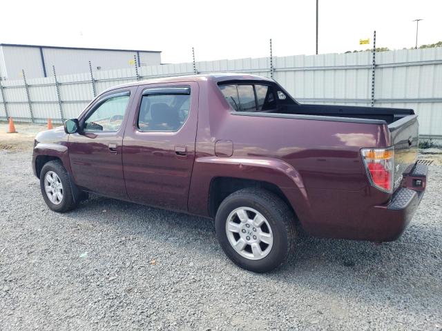 2HJYK16577H532742 - 2007 HONDA RIDGELINE RTL BURGUNDY photo 2