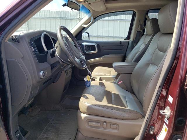 2HJYK16577H532742 - 2007 HONDA RIDGELINE RTL BURGUNDY photo 7