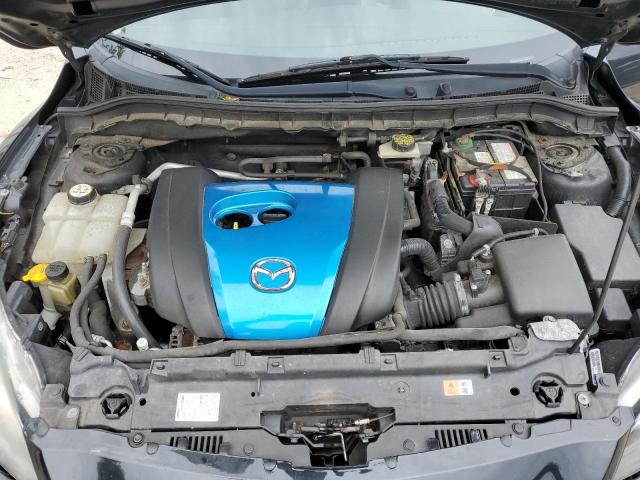 JM1BL1W72D1754740 - 2013 MAZDA 3 I BLACK photo 11