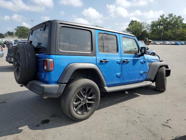 1C4HJXDG7PW677814 - 2023 JEEP WRANGLER SPORT Niebieski zdjęcie 3