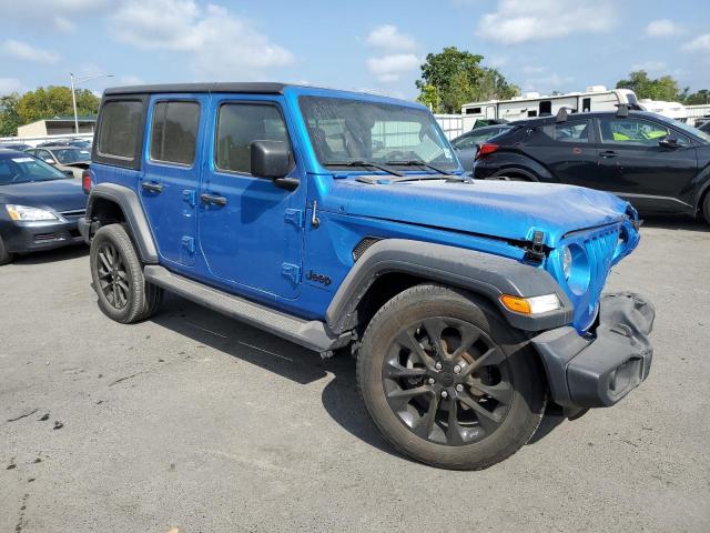 1C4HJXDG7PW677814 - 2023 JEEP WRANGLER SPORT Niebieski zdjęcie 4