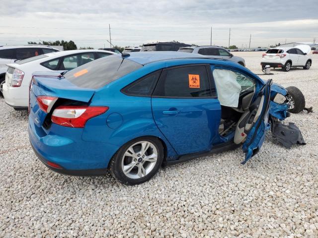 1FADP3F20EL149267 - 2014 FORD FOCUS SE BLUE photo 3