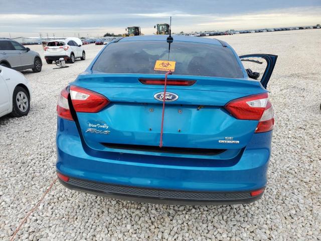 1FADP3F20EL149267 - 2014 FORD FOCUS SE BLUE photo 6