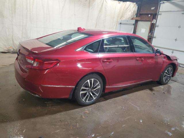 1HGCV3F46MA005876 - 2021 HONDA ACCORD HYBRID EX RED photo 3