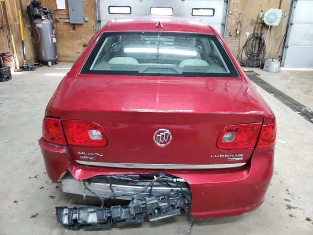 1G4HD5EM4AU118929 - 2010 BUICK LUCERNE CXL RED photo 6