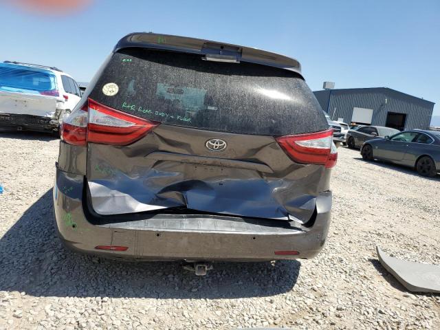 5TDYK3DC2GS740241 - 2016 TOYOTA SIENNA XLE GRAY photo 6