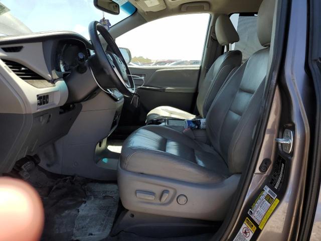 5TDYK3DC2GS740241 - 2016 TOYOTA SIENNA XLE GRAY photo 7