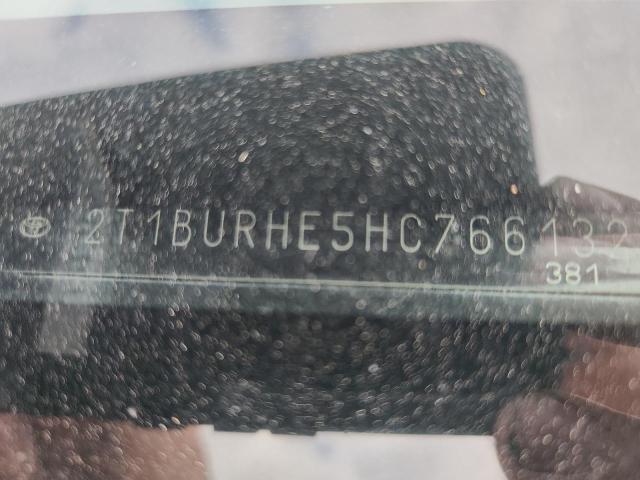 2T1BURHE5HC766132 - 2017 TOYOTA COROLLA L 白色 照片 12