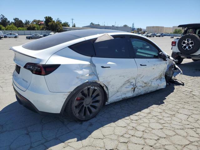 7SAYGDEF7NF396121 - 2022 TESLA MODEL Y WHITE photo 3
