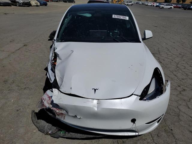 7SAYGDEF7NF396121 - 2022 TESLA MODEL Y WHITE photo 5