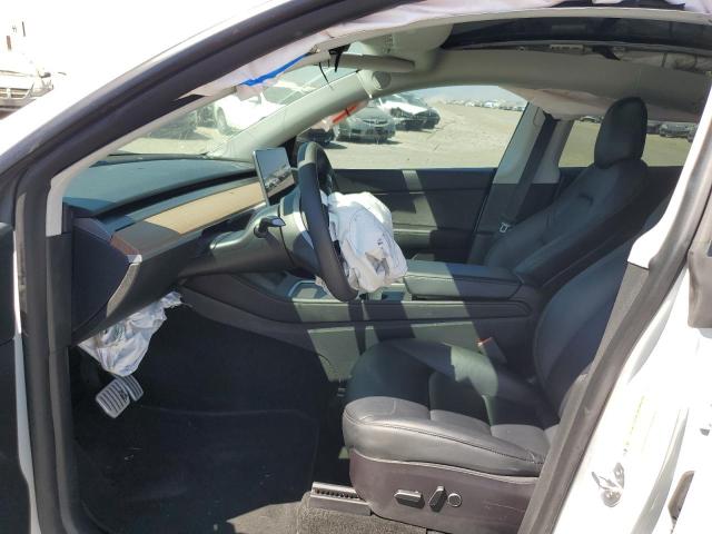 7SAYGDEF7NF396121 - 2022 TESLA MODEL Y WHITE photo 7