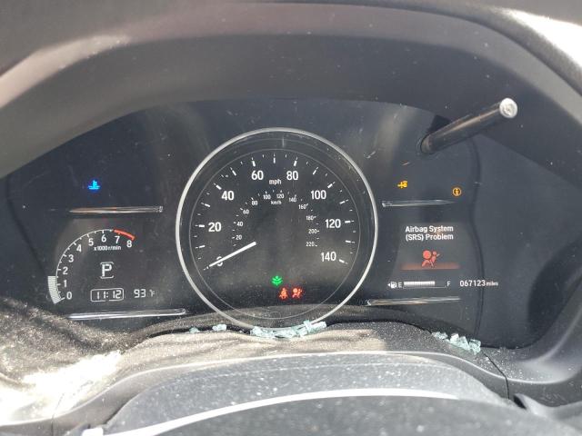 3CZRU6H57KM727564 - 2019 HONDA HR-V EX WHITE photo 9