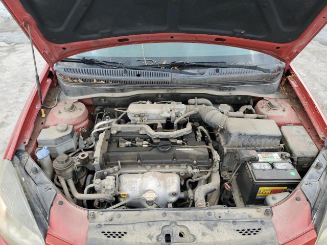 KNADH4A33B6738205 - 2011 KIA RIO BASE RED photo 11