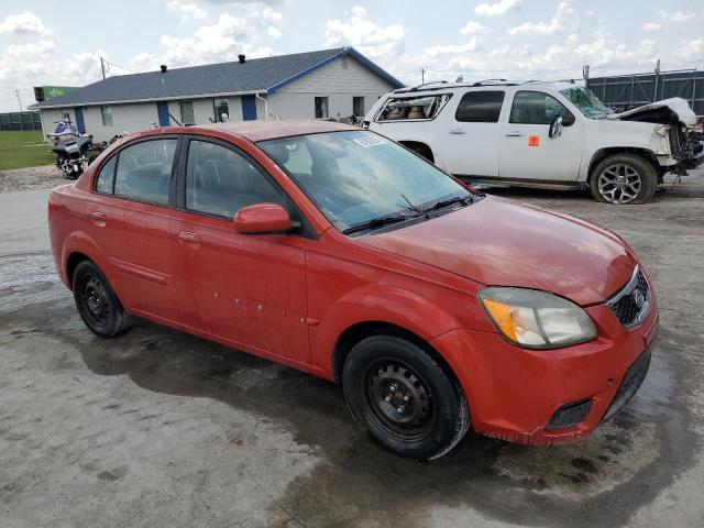 KNADH4A33B6738205 - 2011 KIA RIO BASE RED photo 4
