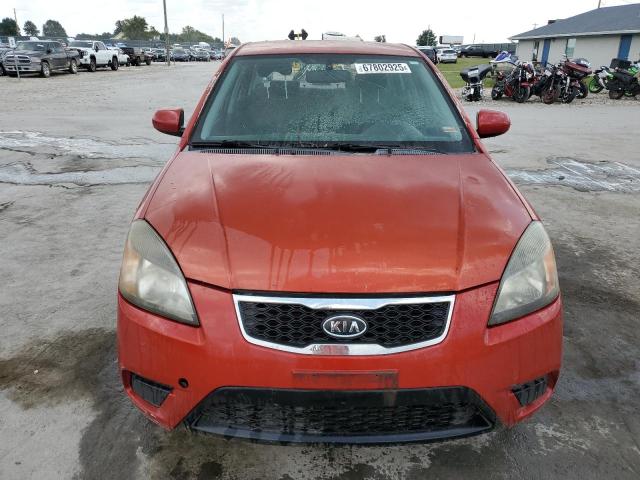KNADH4A33B6738205 - 2011 KIA RIO BASE RED photo 5