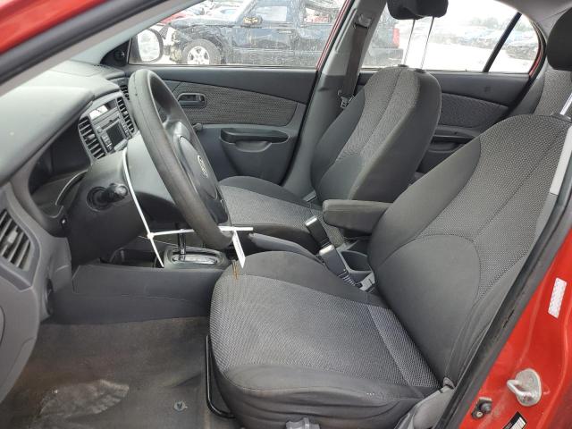 KNADH4A33B6738205 - 2011 KIA RIO BASE RED photo 7