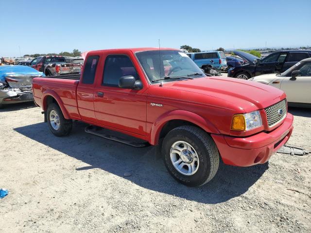 1FTYR44U32PA09752 - 2002 FORD RANGER SUPER CAB RED photo 4