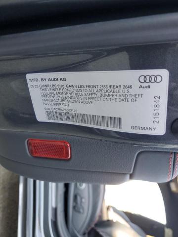 WAUC4CF54PA062170 - 2023 AUDI S5 PREMIUM PLUS Boz foto 12