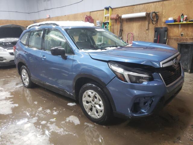 JF2SKADC5MH466755 - 2021 SUBARU FORESTER BLUE photo 4