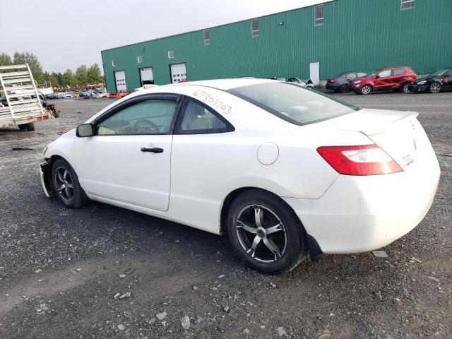 2HGFG12378H010570 - 2008 HONDA CIVIC DX-G WHITE photo 2