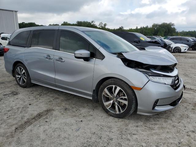 5FNRL6H85NB005361 - 2022 HONDA ODYSSEY TOURING 银色 照片 4