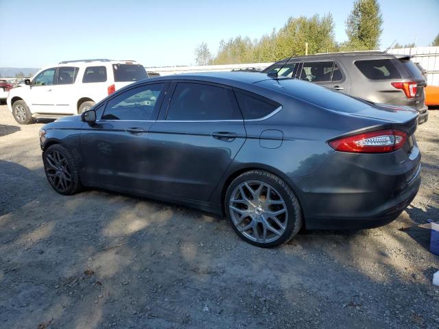 3FA6P0G75DR380246 - 2013 FORD FUSION S GRAY photo 2