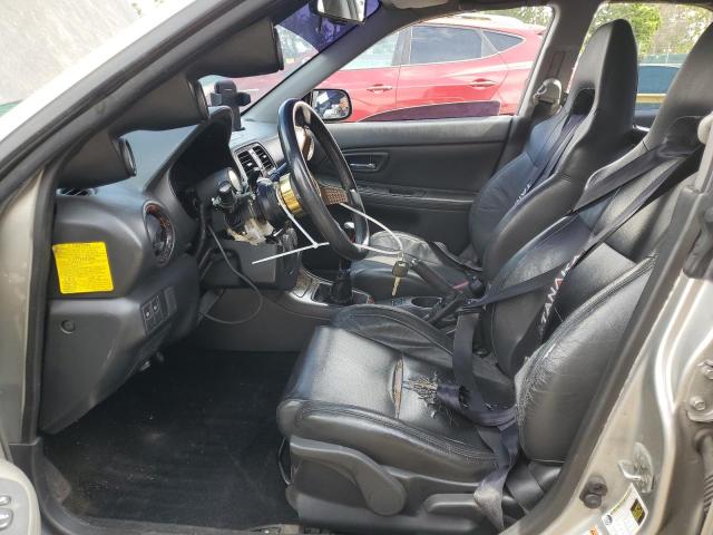 JF1GD796X6G517038 - 2006 SUBARU IMPREZA WRX SILVER photo 7