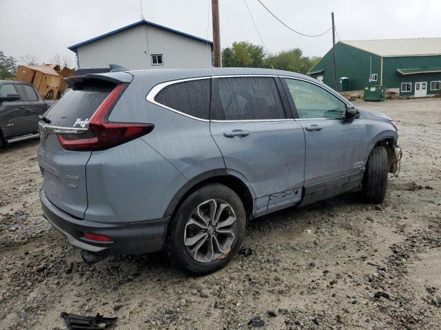 2HKRW2H59MH655686 - 2021 HONDA CR-V EX BLUE photo 3